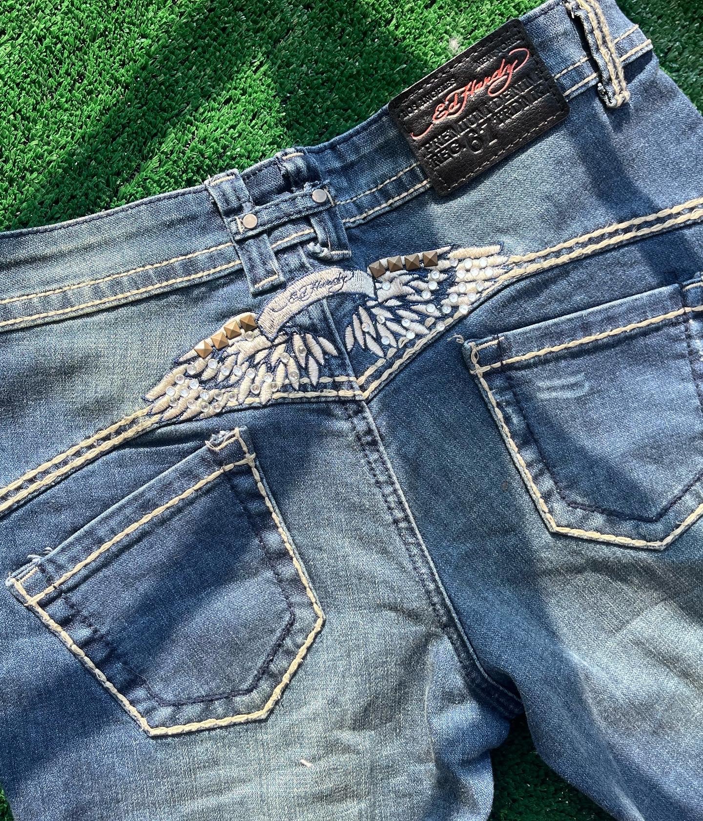 Ed Hardy Angel Wing Jeans