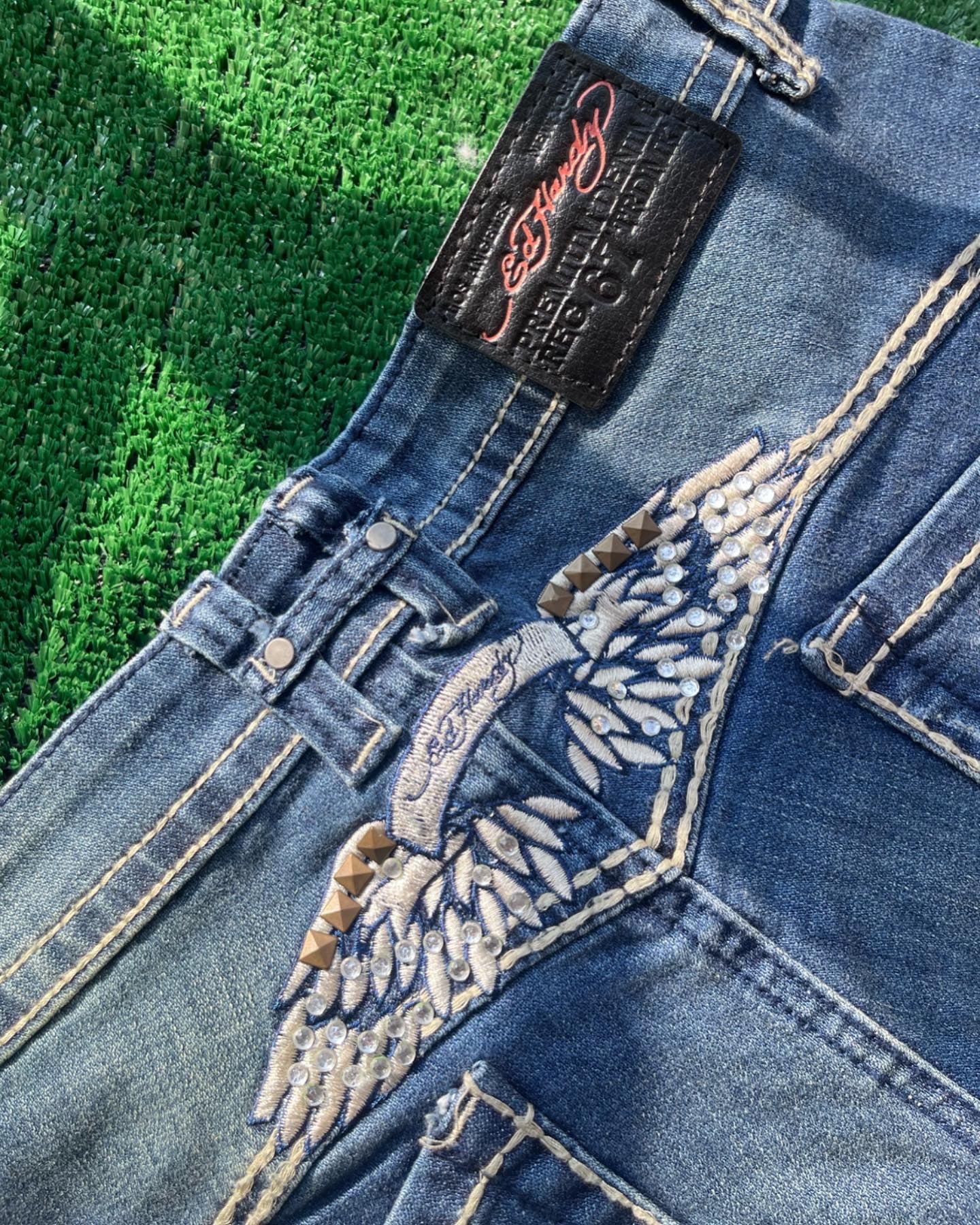 Ed Hardy Angel Wing Jeans