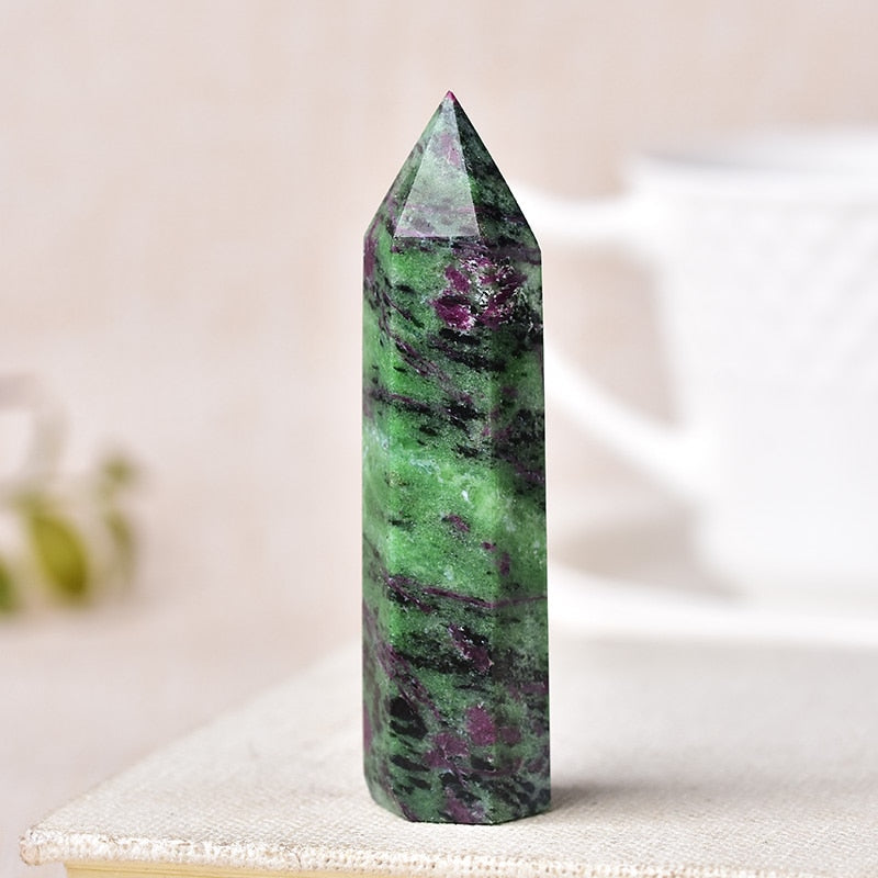 Natural Crystal/Stone Point Tower