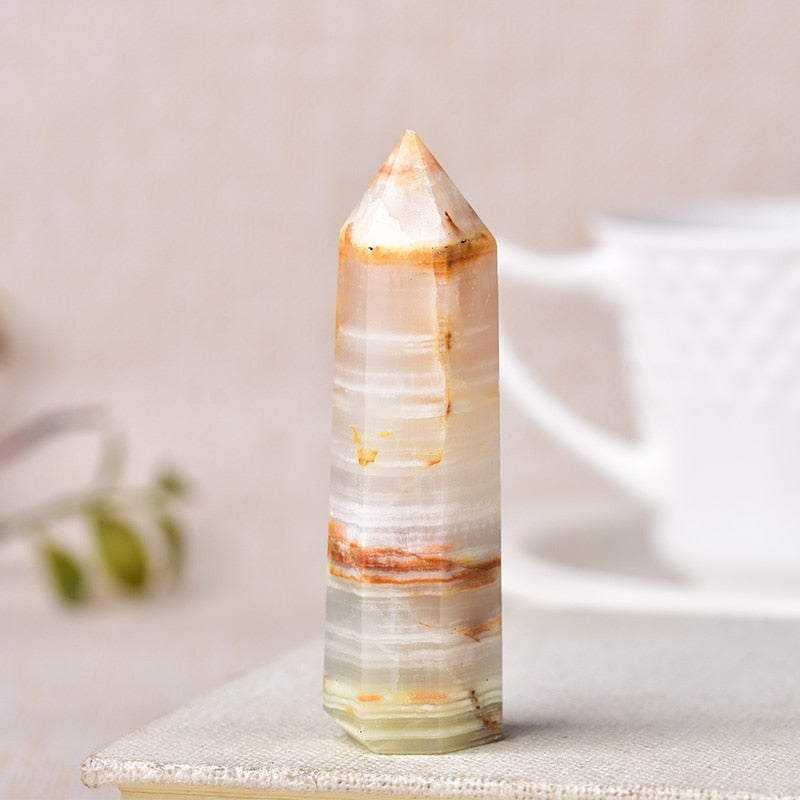 Natural Crystal/Stone Point Tower