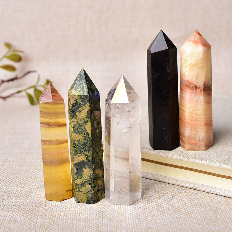 Natural Crystal/Stone Point Tower