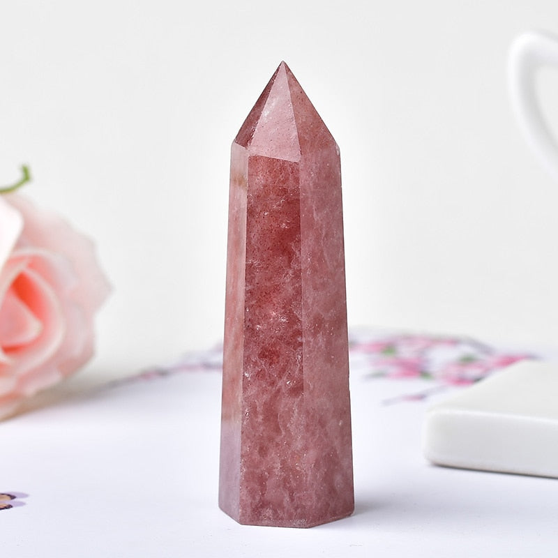 Natural Crystal/Stone Point Tower