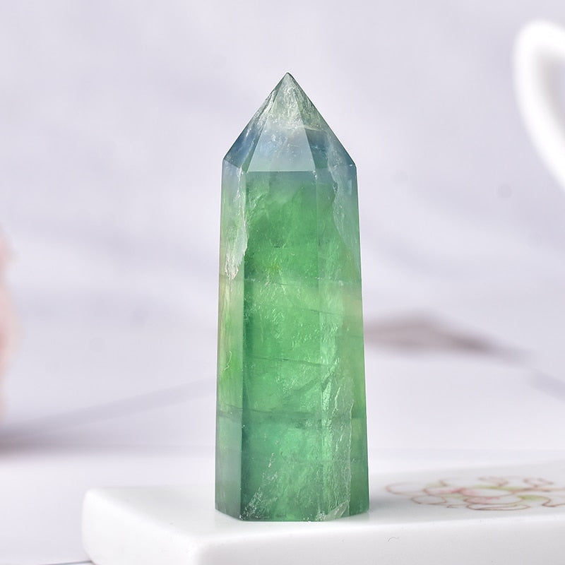 Natural Crystal/Stone Point Tower