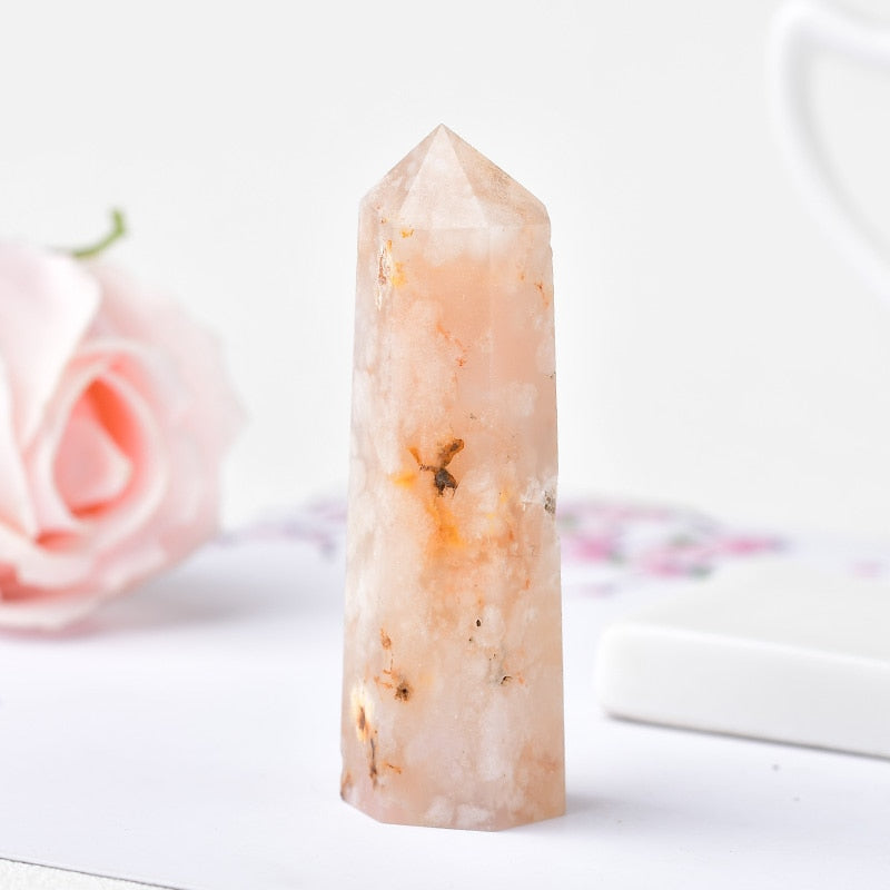 Natural Crystal/Stone Point Tower