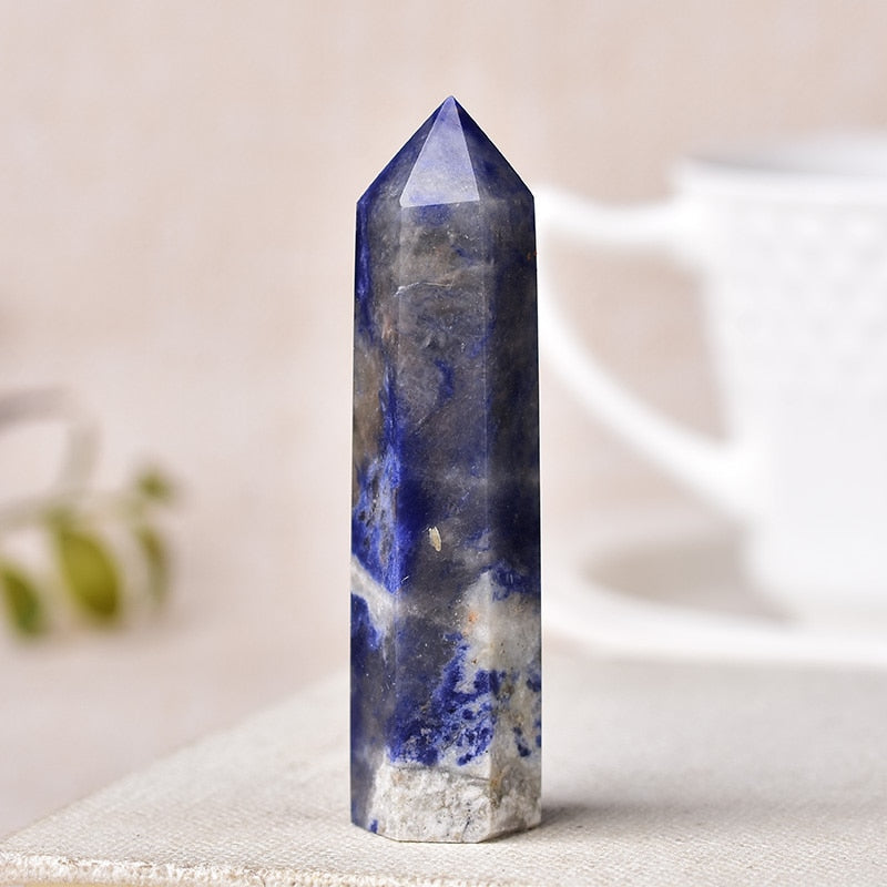 Natural Crystal/Stone Point Tower