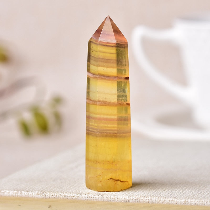 Natural Crystal/Stone Point Tower