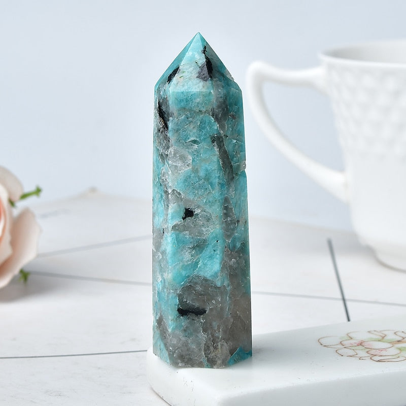 Natural Crystal/Stone Point Tower