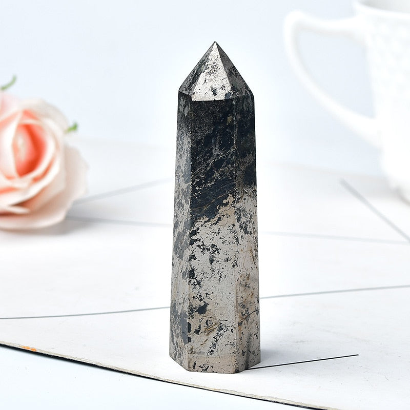 Natural Crystal/Stone Point Tower